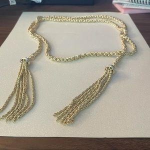 Kendra Scott Gold Chain Lariat Wrap Necklace